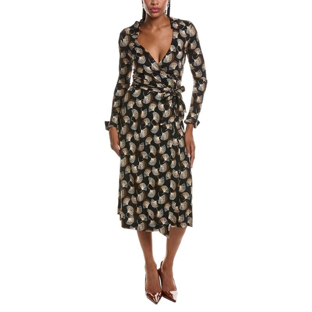 Diane Von Furstenberg Womens  Silk Jersey Wrap Dress